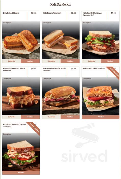 panera malta ny menu